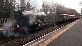 Vintage Trains Clun Castle Polar Express Whitlocks End 15122023 [upl. by Honoria]