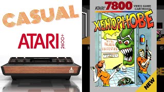 CASUAL 2600 Xenophobe Atari 7800 [upl. by Nylloc938]