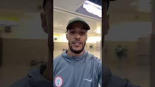 Nigeria captain William Troost Ekong confirms they are back home safe football foryou [upl. by Marlie]