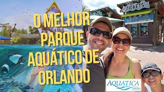 Melhor e mais barato parque aquático de Orlando Dicas Sensacionais no tour de hoje pelo Aquatica [upl. by Namien13]