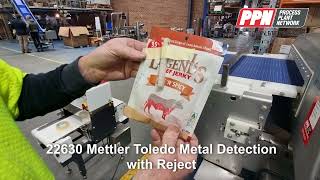 Mettler Toledo Metal Detector with Reject Profile Safeline 22630 [upl. by Aitam]