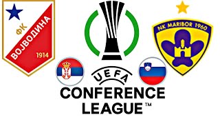 Vojvodina 10 Maribor  CONFERENCE LEAGUE 202425 [upl. by Minton]