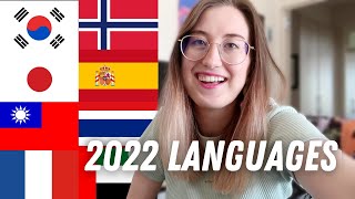 Honest summary of all my languages this year ✨ Polyglot update [upl. by Marsden]