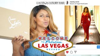 Las Vegas Luxury Haul  Yves Saint Laurent  Christian Louboutin  Rimowa  Swarovski  MyLadyMarie [upl. by Atsyrk]