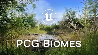 PCG Biome River UE5 gamedev unrealengine [upl. by Yelrebmyk]