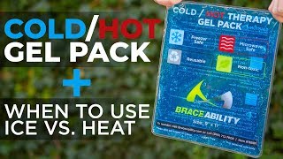 Reusable Cold amp Hot Gel Pack  Tips on When to Use Ice vs Heat Therapy [upl. by Pilihp]