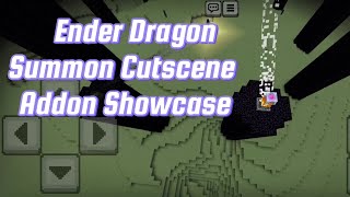 Ender Dragon Respawn Cutscene Addon Showcase [upl. by Sidnarb]