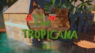 Zoo planet Tropicana  Débuter en Mode Défi  Épisode 1  Stratégies pour un Zoo Rentable 🚀 [upl. by Cathlene]