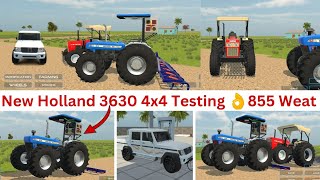 New Holland 3630 4x4 Tractor Gameplay  Realistic Farming Simulator [upl. by Heddie]