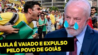 SE LASCOU Povo de Goiás bota Lula pra correr e EXPULSA o petista de evento do agro [upl. by Raybin]