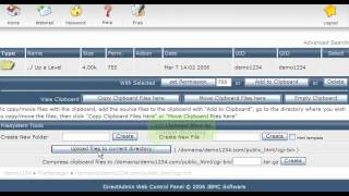 DirectAdmin  How to use File Manager [upl. by Jacey]