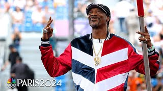 Snoop Dogg welcomes breaking to the Olympic Games in Paris  Paris Olympics  NBC Sports [upl. by Aerdnaz637]