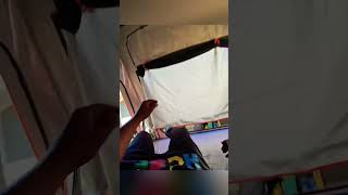 Top Bee Rooftop Tent POV RayBan Meta Smart Glasses dispersedcamping rooftoptentop RTT [upl. by Arimak]