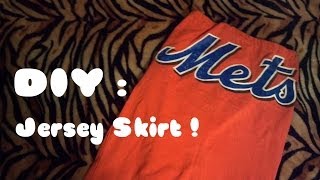 ReVAMP  DIY Jersey Skirt  Miley Cyrus quot23quot Inspired [upl. by Bellaude]