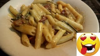 PENNE CON ASPARAGI E SALSICCIA  Ricetta Facile [upl. by Oliver]