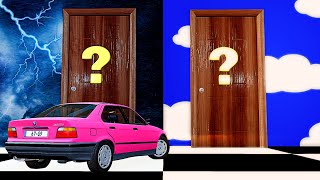 Mystery Doors Game SCARY or HAPPY World BeamNGdrive [upl. by Balcer677]