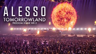 Alesso  Tomorrowland 2024 Freedom Stage Weekend 2 Full DJ Live Set [upl. by Arrehs]