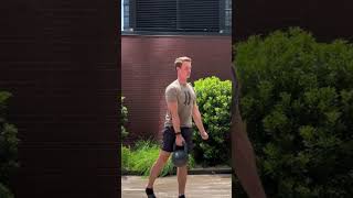 Staggered Stance Deadlift Form  Kettlebell Deadlift Variations [upl. by Ivets]