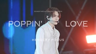 240519 MEGA COFFEE CONCERT in Incheon Poppin Love HENDERY 헨드리 黃冠亨 WayV 4K fancam [upl. by Anaej813]