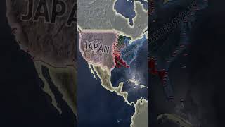 WW2 but the major countries were all in the USA  Hoi4 Timelapse hoi4mp hoi4 history [upl. by Anuqahs]