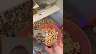 Who eats cereal like this food cereal meal parent milk [upl. by Kcirdek]