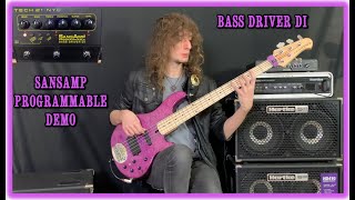 SansAmp Programmable Bass Driver DI demo [upl. by Yrehcaz]