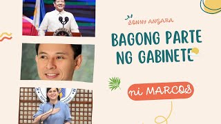 SONNY ANGARA BAGONG GABINETE NI MARCOS [upl. by Divadnhoj618]