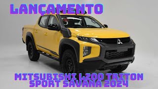 Mitsubishi lança série Savana para a L200 Triton Sport por R 309990 [upl. by Alyk826]