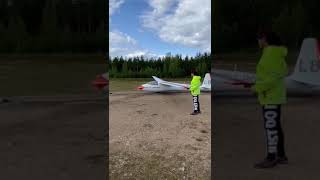 Schleicher Ka 6E sailplane winch launch [upl. by Irrek]