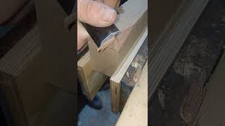 chiseling thing woodworking chisel shave wood sharp satisfying asmr DIY fyp shape [upl. by Uzial]