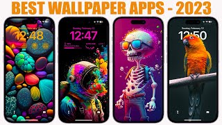 10 BEST Wallpaper Apps for iPhone  2023 [upl. by Waly331]