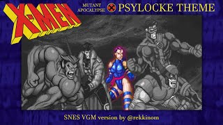 SNES Xmen Mutant Apocalypse Psylocke Theme cover [upl. by Asilrac639]