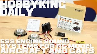 ESS Engine Sound Systems For RC Model Aircraft amp Cars  HobbyKing Daily [upl. by Llenyar880]