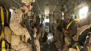 Marines training for air assault in Afghanistan [upl. by Enileqcaj482]