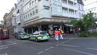 Exklusiv Schussabgaben vor ShishaBar  1 Verletzte  3 Festnahmen in Bonn am 090518 [upl. by Cati8]