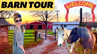 COME TOUR MY HORSE BARNFREE SPIRIT FARM [upl. by Oicnoel]