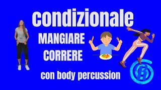 condizionale verbi MANGIARE e CORRERE [upl. by Lukey953]