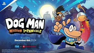 Dog Man Mission Impawsible  Release Date Trailer  PS5 amp PS4 Games [upl. by Ayhtnic]