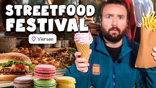 Ich esse ALLES auf dem STREETFOOD FESTIVAL in VIERSEN [upl. by Siocnarf2]