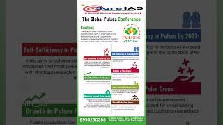 Global Pulses Conference 2024 upsciascurrentaffairs2024 science facts [upl. by Kong]