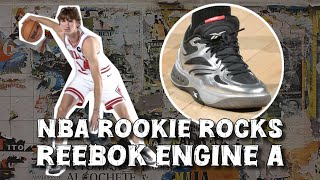 Rookie Matas Buzelis Wears Reebok Engine A for NBA Media Day [upl. by Aldwon]