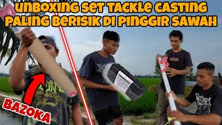 UNBOXING PALING BERISIK‼️ SET TACKLE CASTING PREDATOR BARENG TEAM EXBEN [upl. by Agace]