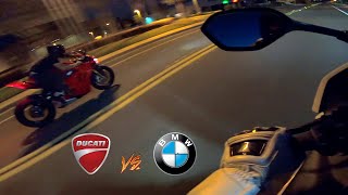 BMW S1000RR VS Panigale V4S [upl. by Mauro863]