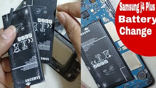 Samsung J4 Plus Battery Change  How To Samsung J4 Plus Battery change  Samsung Restoration NK WORK [upl. by Nywroc]