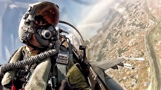 Fighter Jet Cockpit • F16 Takeoff To Landing [upl. by Duleba]