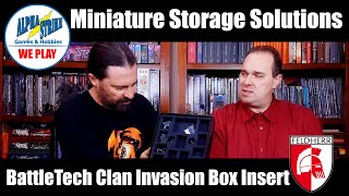 Feldherr Miniature Storage Solutions BattleTech Clan Invasion Box Insert [upl. by Anerev310]