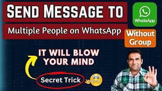 BROADCAST Like a Pro on WhatsApp  WhatsApp Broadcast Made Easy in 2024 [upl. by Llenol]