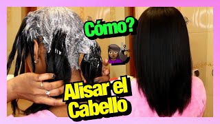 CÓMO HACER ALISADO EN CABELLO AFRO PASO A PASO 2018  RELAXED HAIR ROUTINE 2018  Mary Pulido [upl. by Lekcar718]