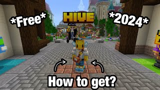 How to get the mail bee skin in the hive free 2024 minecrafthivefree [upl. by Werna992]