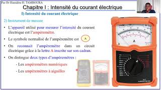 Physique Niveau 3e Chapitre 1– Intensité du courant électrique Partie 1 [upl. by Garvy26]